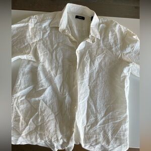 THEORY Men’s Formal White Button Up